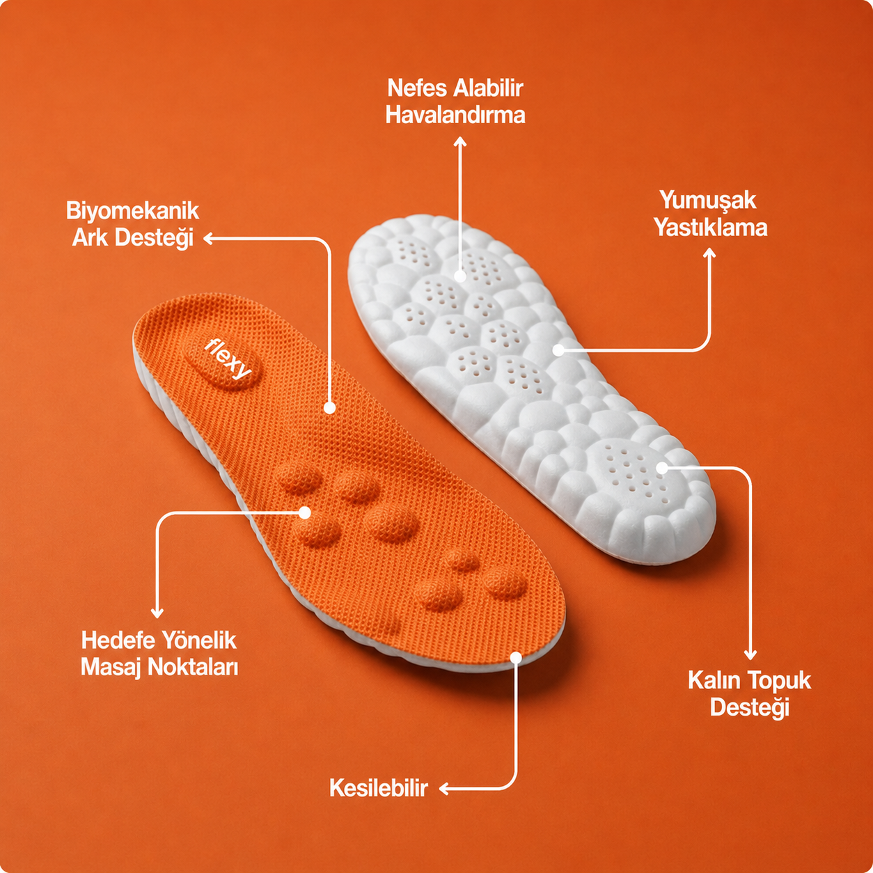 Flexy - Ortopedik Masaj Tabanlığı